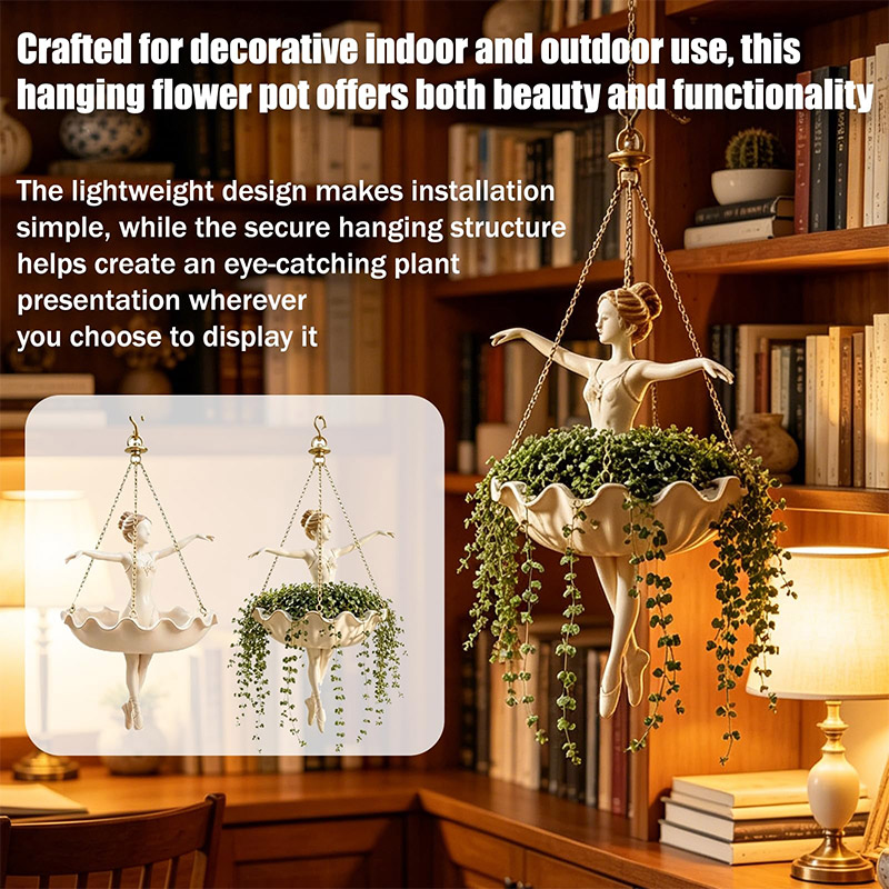 Ballet Dancer Hanging Planter  - Spider Plant Hanging ulasan dan harga