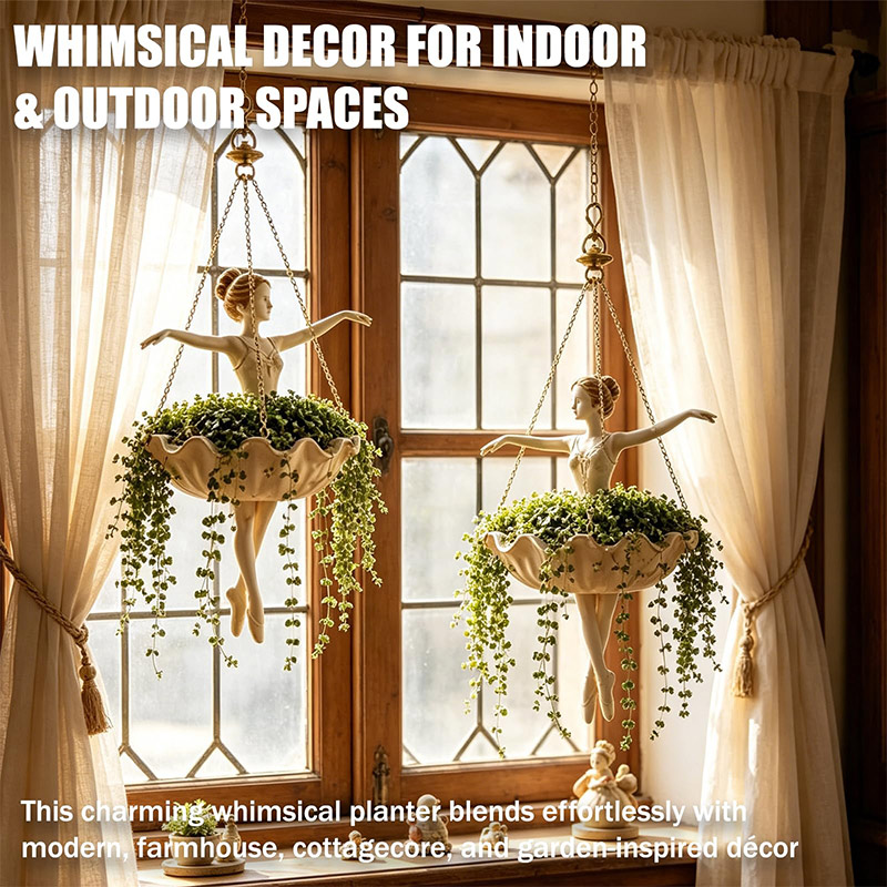 Ballet Dancer Hanging Planter  - Spider Plant Hanging ulasan dan harga