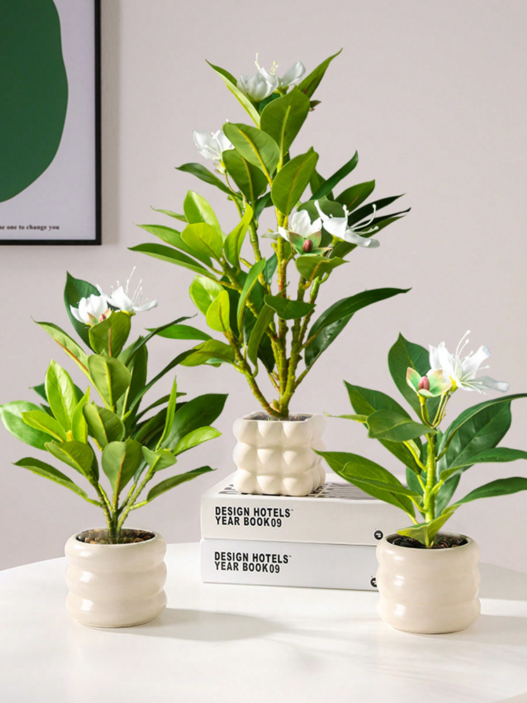 21-40cm Artificial Azaleas Pla - Ficus Lyrata Tree ulasan dan harga