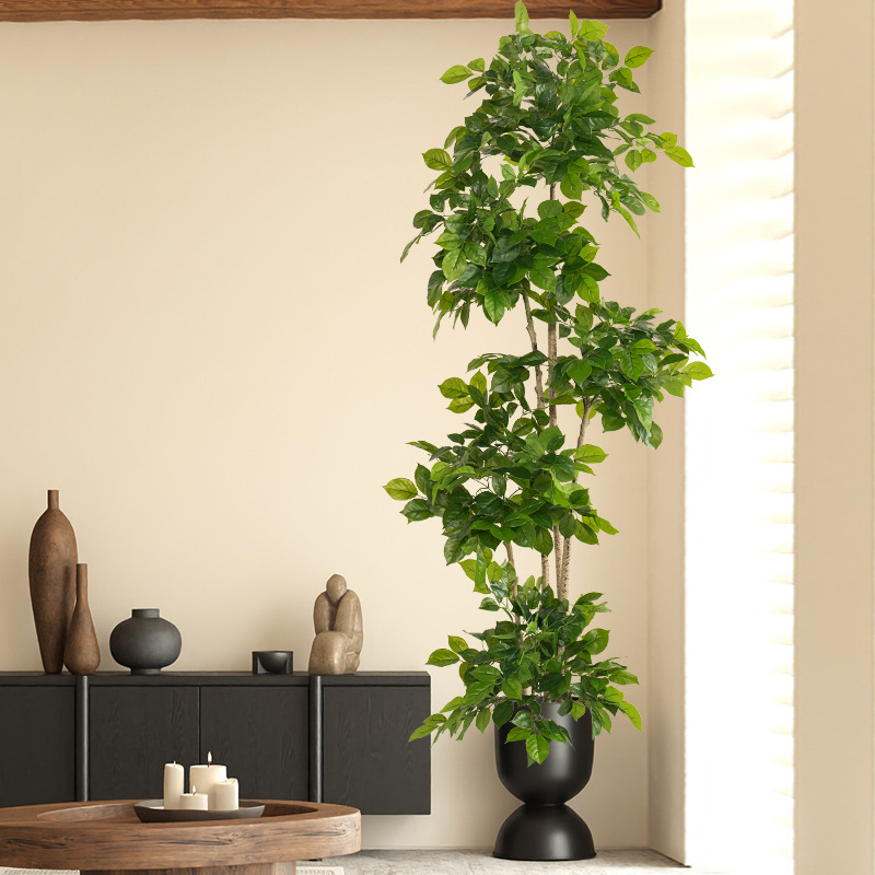 2-78in Large Fake Plants Artif - Ficus Lyrata Tree ulasan dan harga