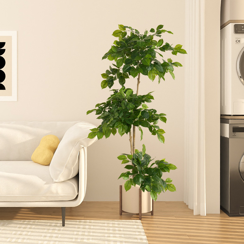 2-78in Large Fake Plants Artif - Ficus Lyrata Tree ulasan dan harga