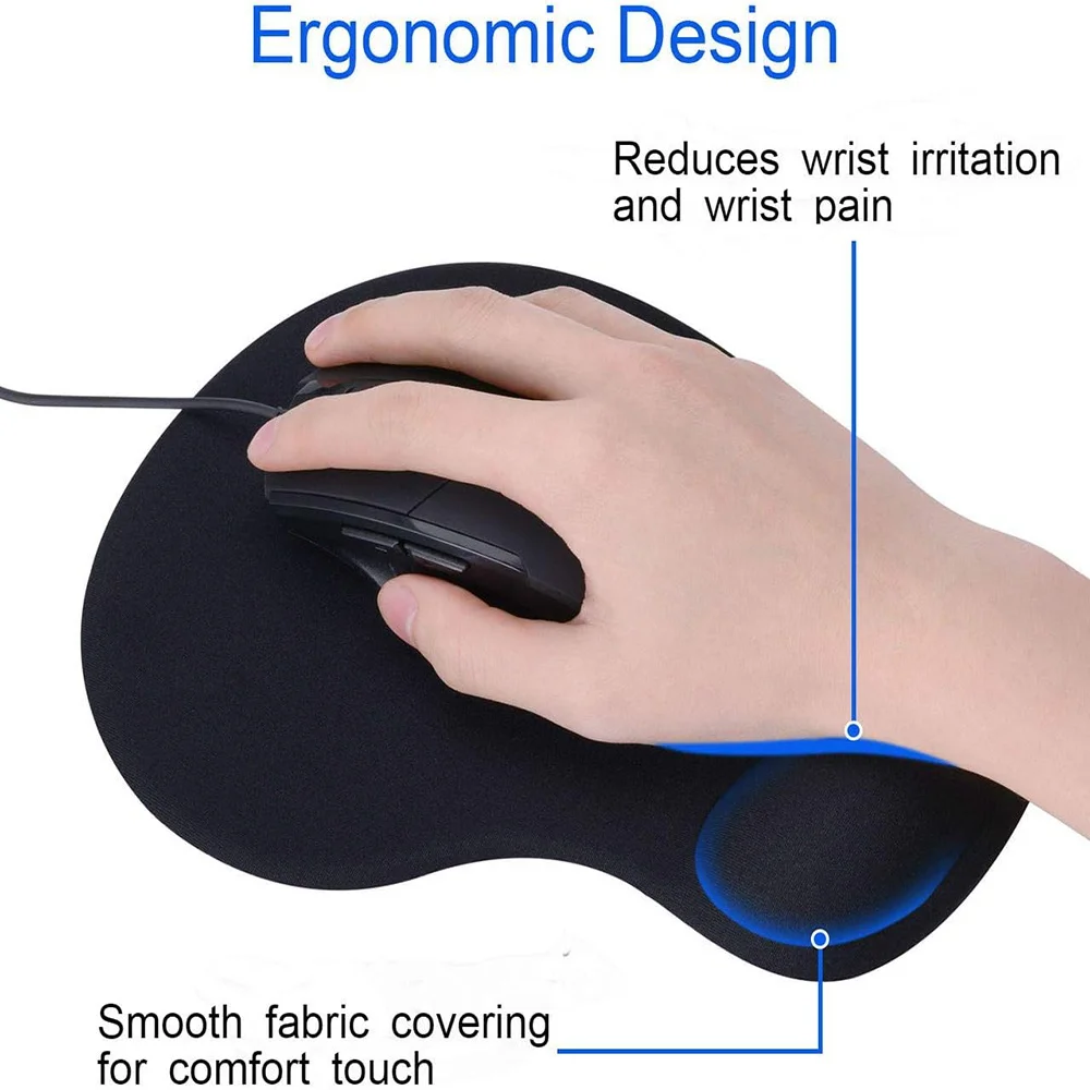 Wrist Guard Mouse Pad Office D - Tradescantia Purple ulasan dan harga
