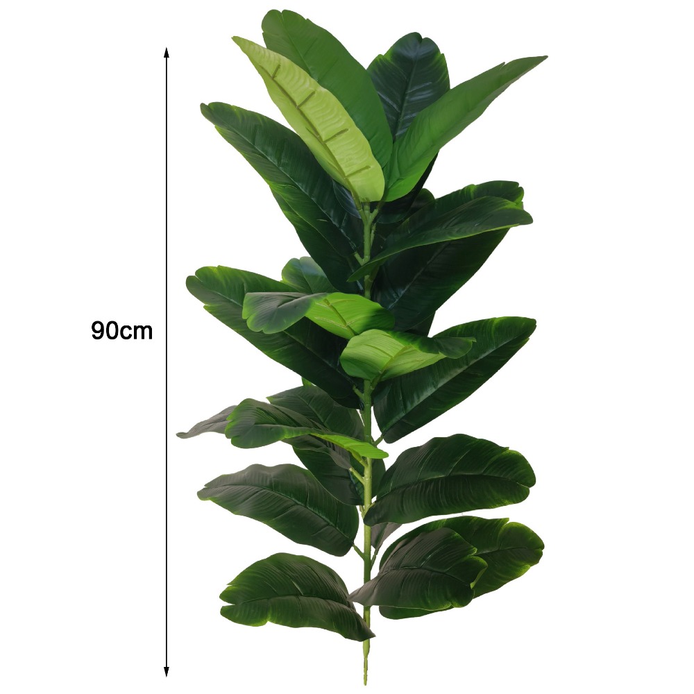 Green Plastic Artificial Ficus - Ficus Lyrata Tree ulasan dan harga
