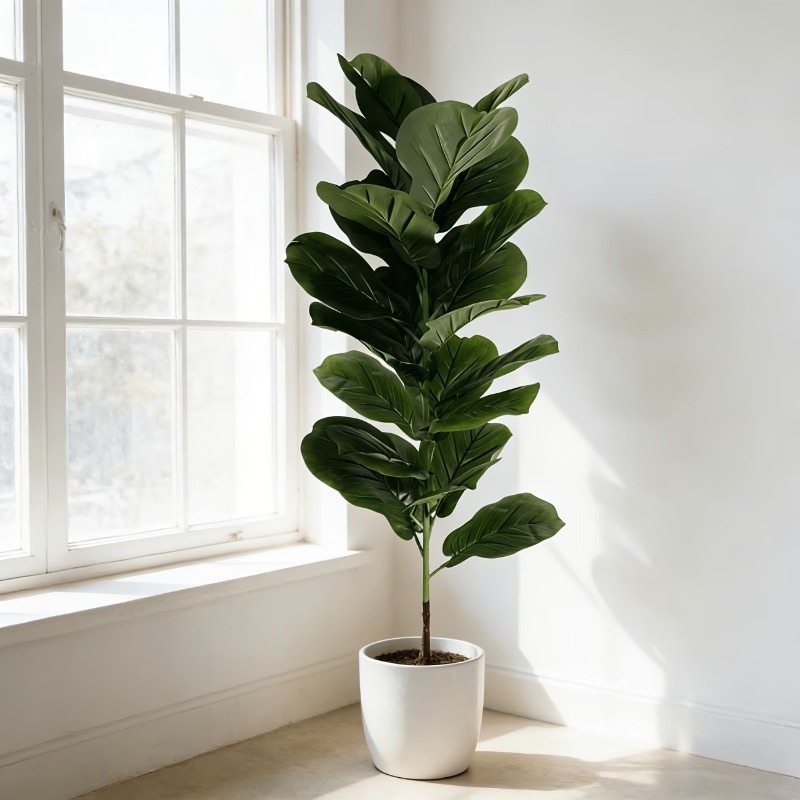 1Pc 100cm Artificial Ficus Lyr - Ficus Lyrata Tree ulasan dan harga