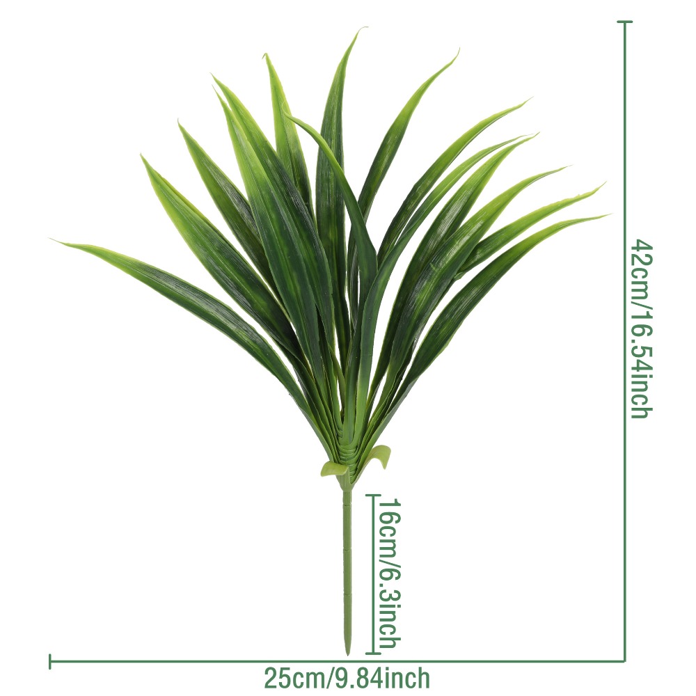 Realistic 42cm Artificial Orch - Spider Plant Hanging ulasan dan harga