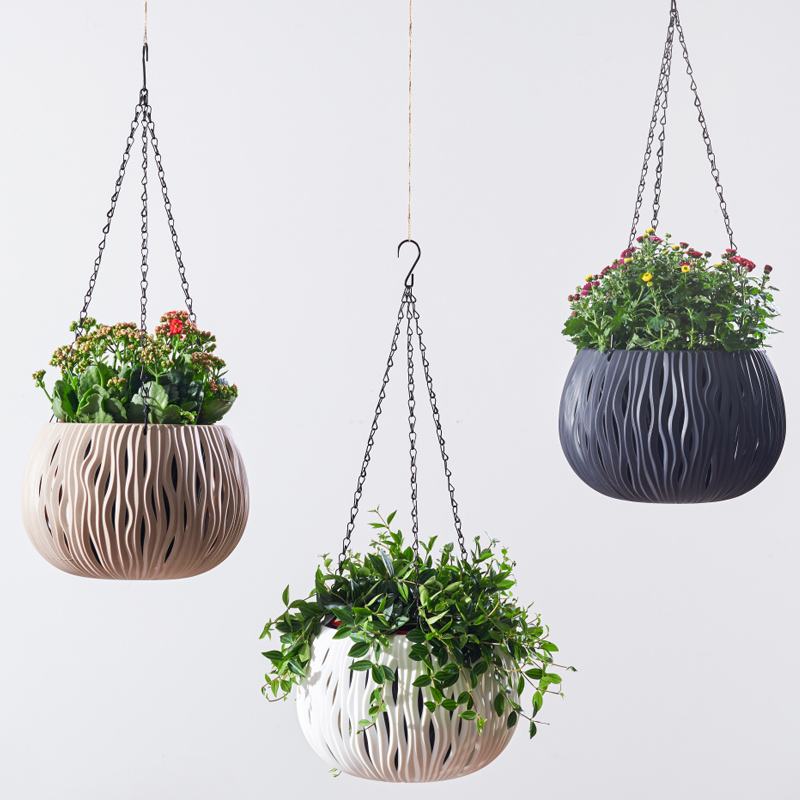 Hanging pot, plastic personali - Spider Plant Hanging ulasan dan harga