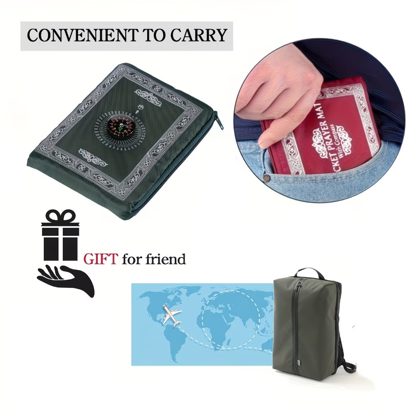 Portable Prayer Rug Waterproof - Maranta Prayer Plant ulasan dan harga