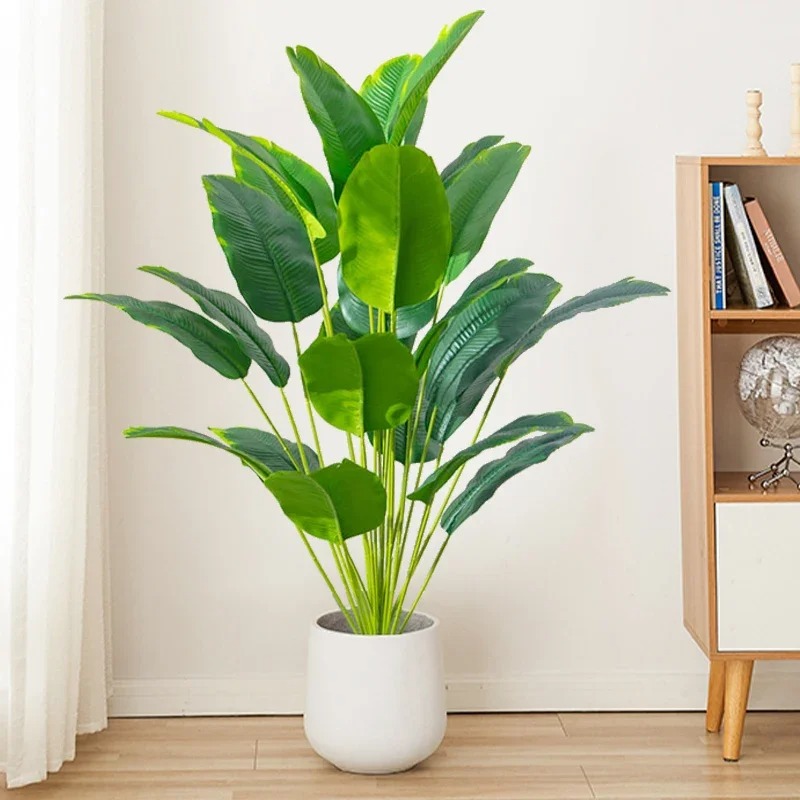 67-112cm Artificial Plants Lar - Ficus Lyrata Tree ulasan dan harga
