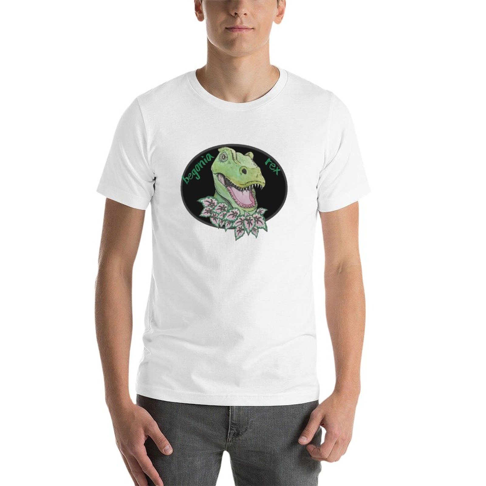T rex begonia T-Shirt Basic So - Begonia Rex ulasan dan harga