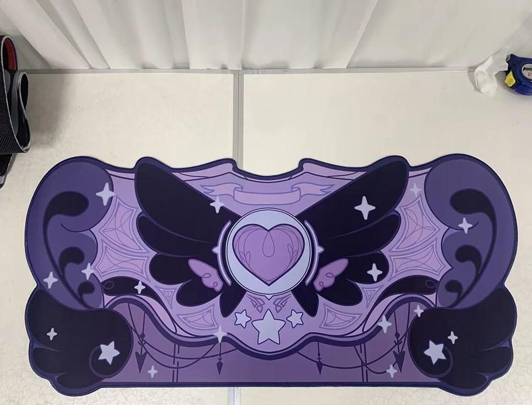 VIKAMA Mouse Pad Desk Mat Irre - Tradescantia Purple ulasan dan harga